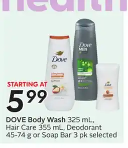 Sobeys DOVE Body Wash offer