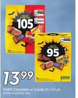 Sobeys MARS Chocolate or Candy offer