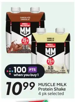 Sobeys MUSCLE MILK Protein Shake offer