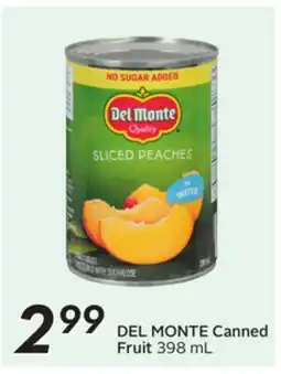 Sobeys DEL MONTE Canned Fruit offer