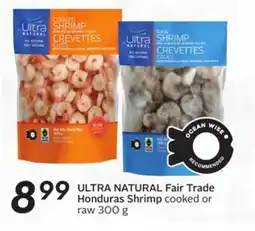 Sobeys ULTRA NATURAL Fair Trade Honduras Shrimp offer