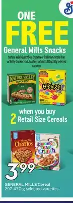 Sobeys GENERAL MILLS Cereal offer