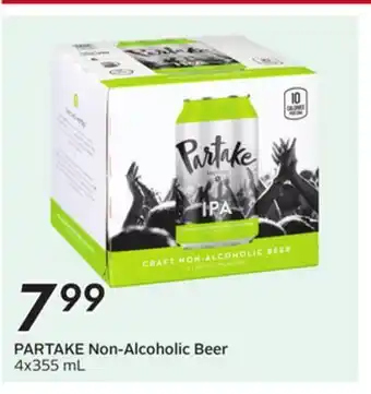 Sobeys PARTAKE Non-Alcoholic Beer offer
