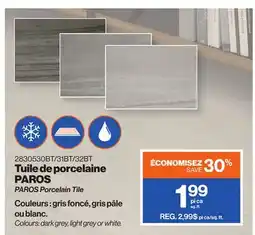 Patrick Morin PAROS Porcelain Tile offer
