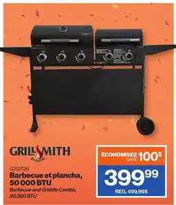 Patrick Morin Barbecue and Griddle Combo, 50,000 BTU offer