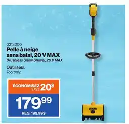 Patrick Morin Brushless Snow Shovel, 20 V MAX offer