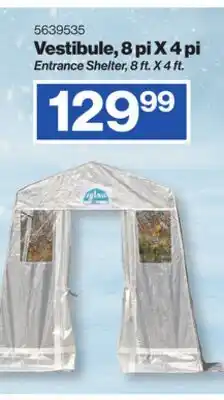 Patrick Morin Entrance Shelter, 8 ft. X 4 ft offer