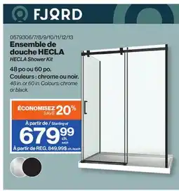 Patrick Morin HECLA Shower Kit offer