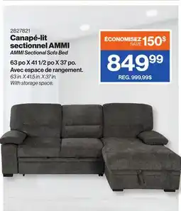 Patrick Morin AMMI Sectional Sofa Bed offer