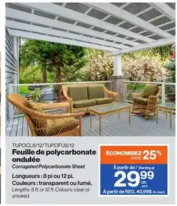 Patrick Morin Corrugated Polycarbonate Sheet offer