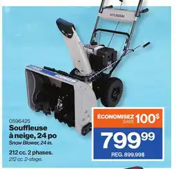 Patrick Morin Snow Blower, 24 in offer
