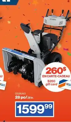 Patrick Morin Gas Snow Blower with Electric Start, 302 cc, 28 in offer