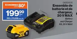 Patrick Morin 20 V MAX Battery and Charger Kit, 20 V MAX offer