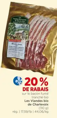 Avril Bacon fumé tranché bio offer