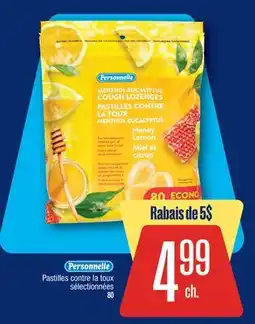 Jean Coutu Personnelle Pastilles contre la toux sélectionnées offer