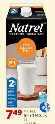 Avril Lait 2% M. G. bio offer