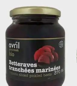 Avril Betteraves tranchées marinées bios offer