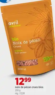 Avril Noix de pécan crues bios offer