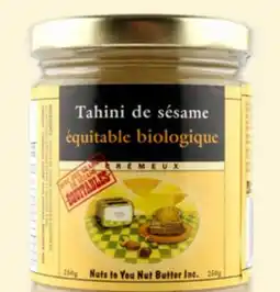Avril Tahini de sésame équitable bio offer