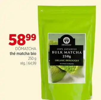 Avril Thé matcha bio offer