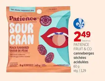 Avril Canneberges séchées acidulées offer