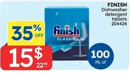 Rossy FINISH Dishwasher detergent tablets offer