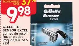 Rossy GILLETTE SENSOR EXCEL Razor blades offer