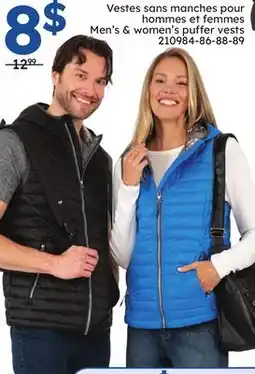 Rossy Men's & women's puffer vest offer