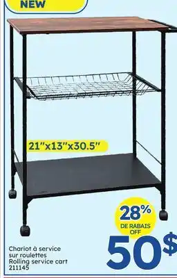 Rossy Rolling service cart offer