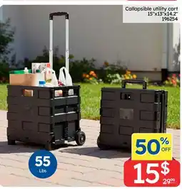 Rossy Callapsible utility cart offer