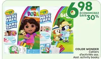 Rossy COLOR WONDER Asst. activity books offer