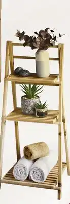 Rossy Folding wood corner shelf offer