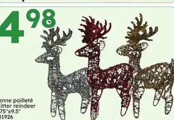 Rossy Glitter reindeer offer