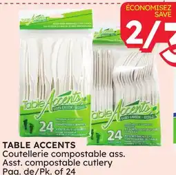 Rossy TABLE ACCENTS Asst. compostable cutlery offer