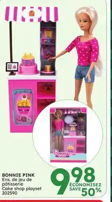 Rossy BONNIE PINK Cake shop playset offer
