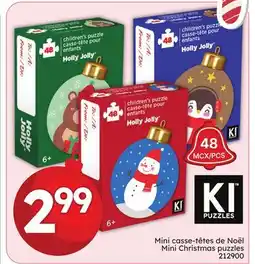 Rossy Mini Christmas puzzles offer