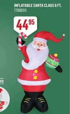 Canac Inflatable Santa Claus 6 ft offer