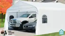 Canac Deluxe Double Car Shelter offer