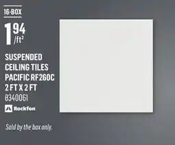 Canac Rockfon Suspended Ceiling Tiles offer