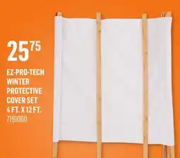 Canac EZ-Pro-Tech Winter Protective Cover Set -4 ft. x 12 ft offer