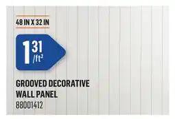Canac Grooved Decorative Wall Panel offer