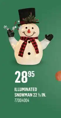 Canac Illuminated Snowman 22 1/2in offer