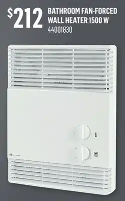 Canac Bathroom Fan-Forced Wall Heater 1500 W offer