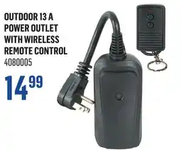 Canac Outdoor 13 A Power Outlet With Wireless Remote Control offer