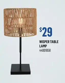 Canac Wisper Table Lamp offer