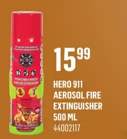 Canac Hero 911 Aerosol Fire Extinguisher 500ml offer