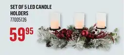 Canac Set of 5 LED Candle Holders offer