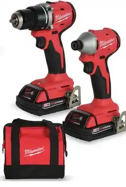 Canac 18 V Lithium-Ion Brushless Drill & Impact Driver Combo Set offer