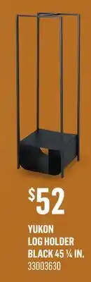 Canac Yukon Log Holder Black 45 1/4 in offer