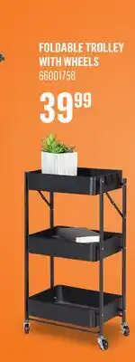 Canac Foldable Trolley with Wheels offer